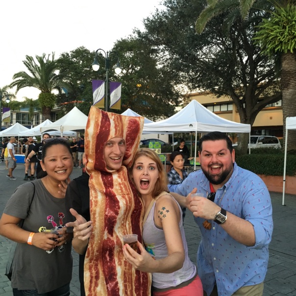 Autumn, Bacon Man, Elle, and Josh!